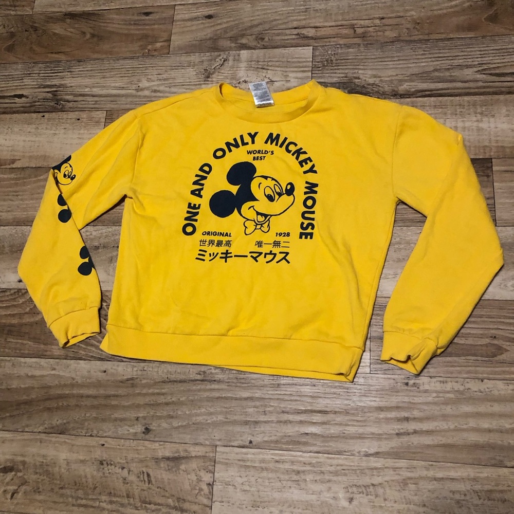 Disney Mickey Mouse Yellow Graphic Tee